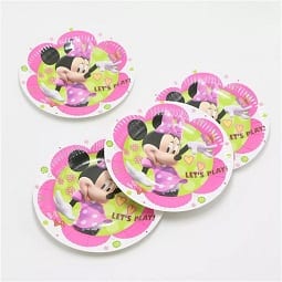 Set 10 Farfurii Minnie 18 cm