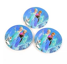 Set 10 Farfurii Frozen - Elsa