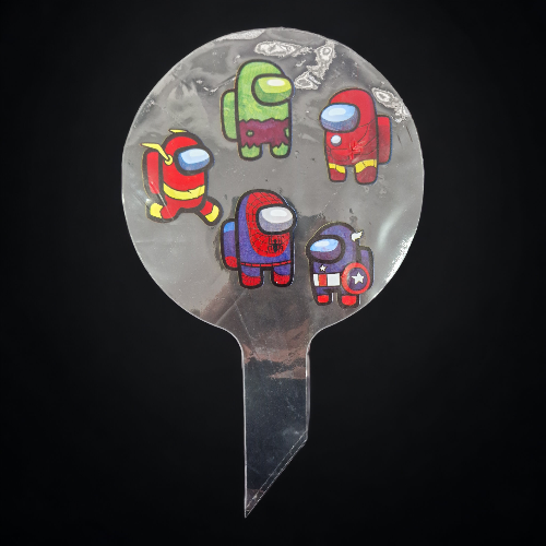BALON BOBO TRANSPARENT CU IMPRIMEU AMOUNG US - 45 CM