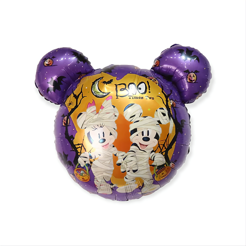 BALON FOLIE CAP MICKEY SI MINNIE HALLOWEEN -68 CM