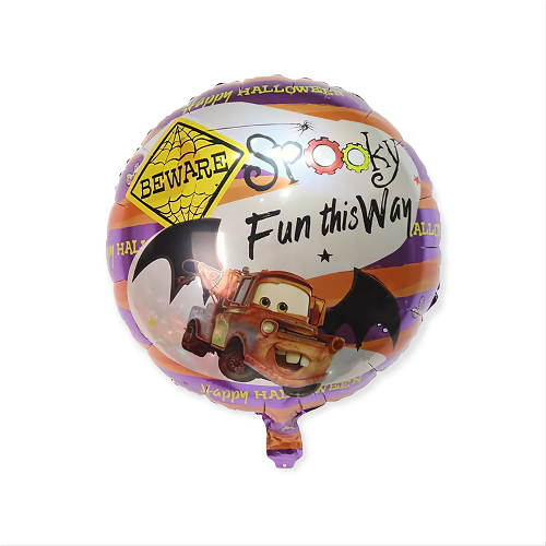 BALON FOLIE CARS HALLOWEEN - 45 CM