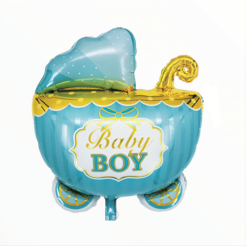 BALON FOLIE CARUT BLEU 70 CM