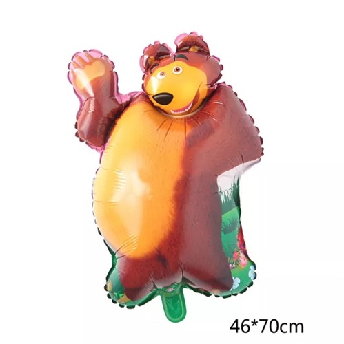 BALON FOLIE FIGURINA URS - MASHA 70 CM
