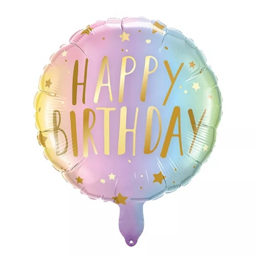 BALON FOLIE HAPPY BIRTHDAY 45 CM (2)