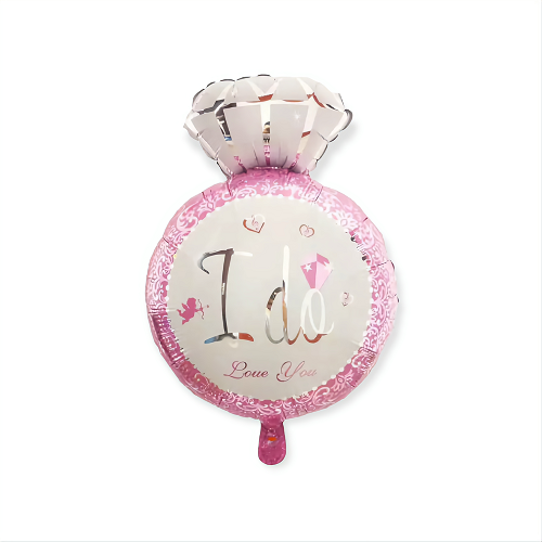 BALON FOLIE INEL - I DO ROZ 79CM