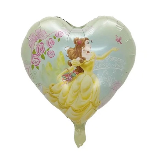 BALON FOLIE INIMA PRINTESA BELLE 45 CM