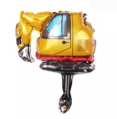 BALON FOLIE MASINA CONSTRUCTII ESCAVATOR II - 30 CM