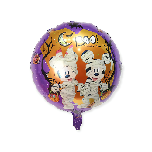BALON FOLIE MICKEY SI MINNIE HALLOWEEN - 45 CM