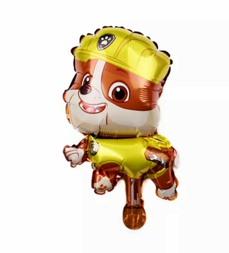 BALON FOLIE MINI FIGURINA RUBBLE PATRULA CATELUSILOR 30 CM