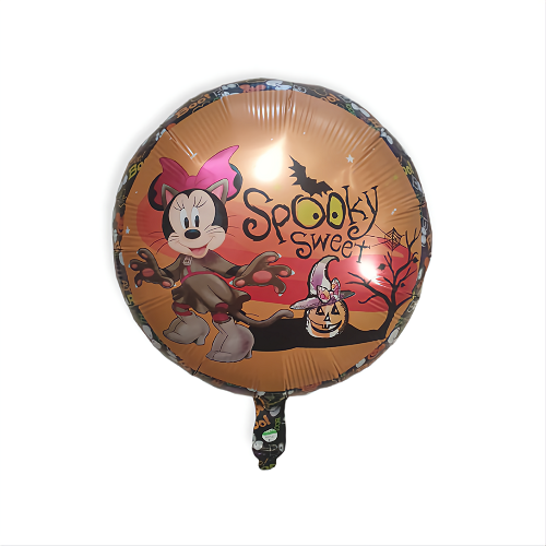 BALON FOLIE MINNIE HALLOWEEN - 45 CM