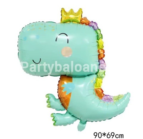 BALON FOLIE PERSONAJ DINOZAUR - 90 CM