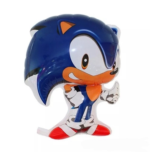 BALON FOLIE PERSONAJ SONIC 80 CM