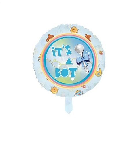 BALON FOLIE ROTUND IT S A BOY - 45 CM