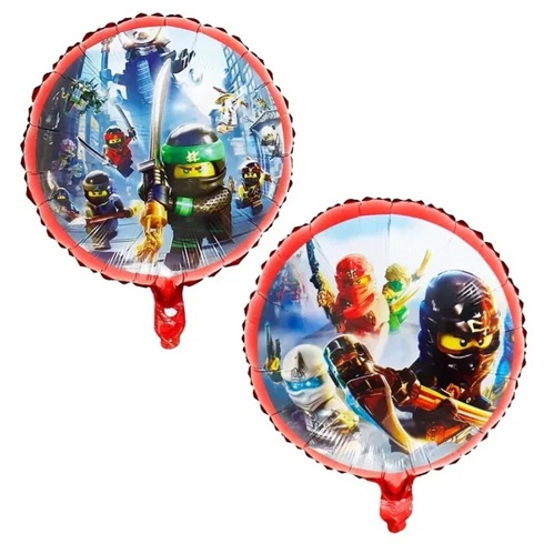 BALON FOLIE ROTUND NINJAGO 45 CM
