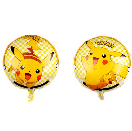 BALON FOLIE ROTUND POKEMON PIKACHU 45 CM