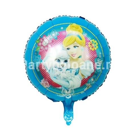 BALON FOLIE ROTUND PRINTESA CENUSAREASA - 45 CM