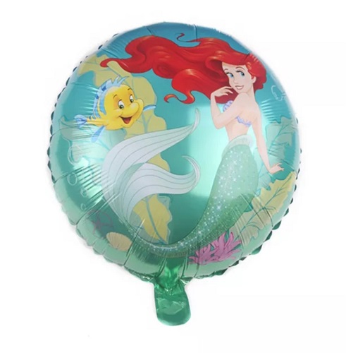BALON FOLIE ROTUND SIRENA ARIEL 45 CM