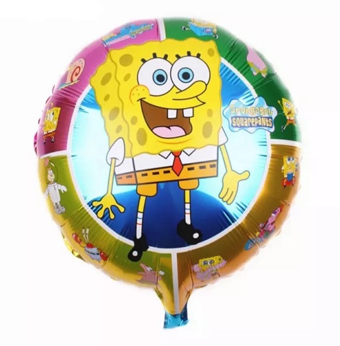 BALON FOLIE ROTUND SPONGEBOB 45 CM