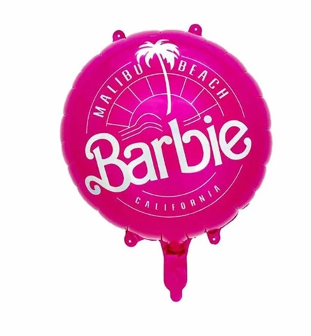 BALON FOLIE ROTUND TEMATICA BARBIE - 45 CM