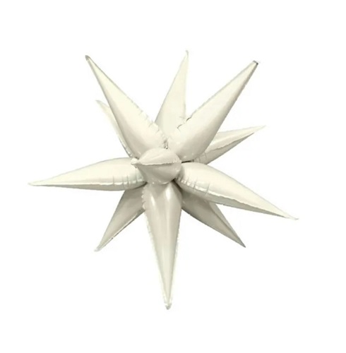 BALON FOLIE STEA 3D SAND WHITE - 60 CM