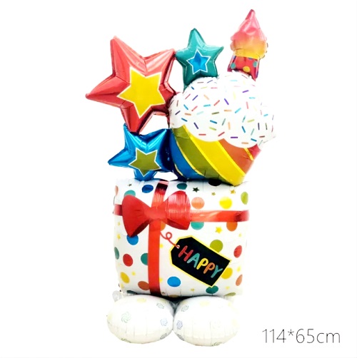 BALON FOLIE TORT CU LUMANARI 3D AIRWALKER