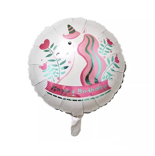 BALON FOLIE UNICORN ALB