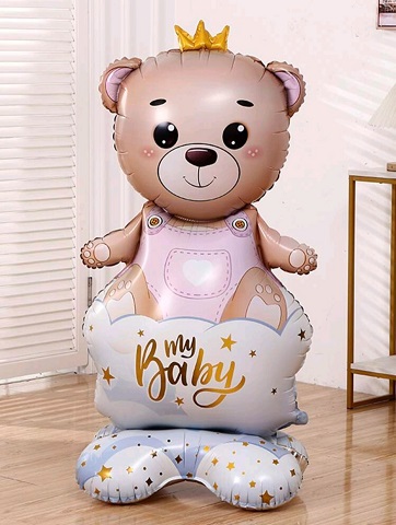 BALON FOLIE URS ROZ AIRWALKER MY BABY 154x77 CM