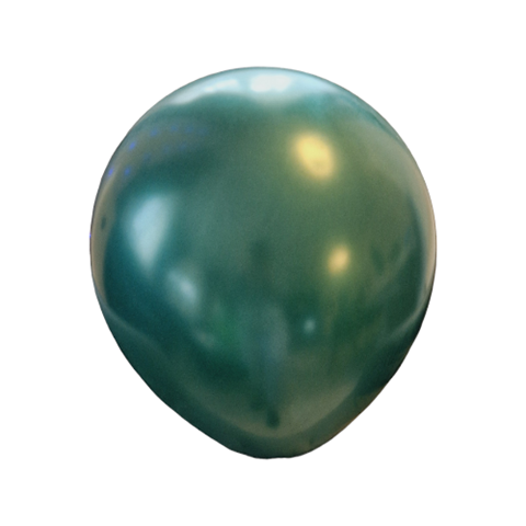 BALON LATEX JUMBO VERDE INCHIS METALIZAT - 50 CM