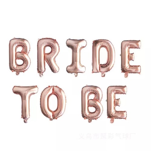 BANNER FOLIE BRIDE TO BE - ROSE GOLD