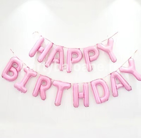 BANNER HAPPY BIRTHDAY ROZ PASTEL