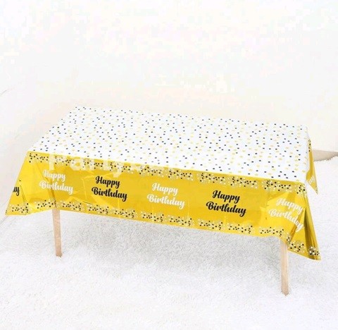 FATA DE MASA AURIE HAPPY BIRTHDAY 183x137 CM