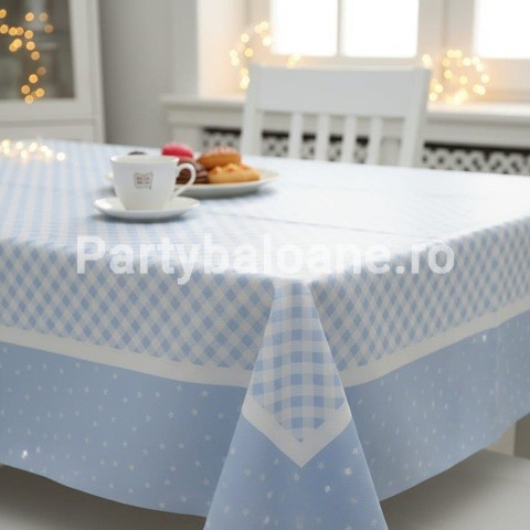 FATA DE MASA PARTY BLEU - ALB 180x120 CM
