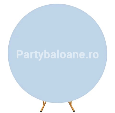 Husă Bleu pentru Arcadă Metalică Rotundă 2m (200 cm) – Fundal Foto Opac