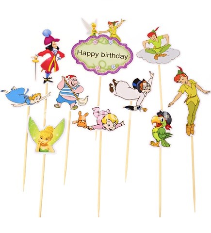 SET 10 TOPPERE PENTRU TORT – PETER PAN