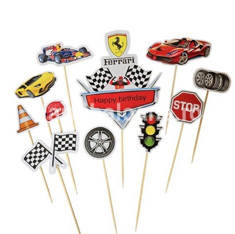 SET 11 TOPPERE PENTRU TORT – RACING FERRARI