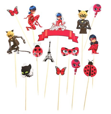 SET 14 TOPPERE PENTRU TORT - MIRACULOUS