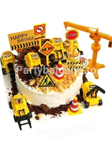 Set 18 Toppere Tort 3D Construcții – Utilaje