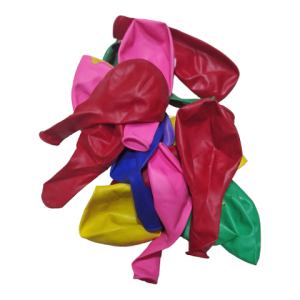 SET 20 BALOANE LATEX MULTICOLORATE SAFARI CU IMPRIMEU ELEFANT - 30 CM - imagine 2