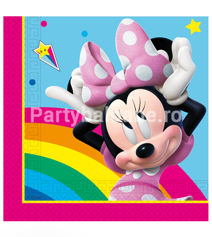 SET 20 SERVETELE MINNIE MOUSE RAINBOW