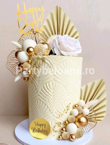 Set 26 Toppere 3D pentru Tort Elegant