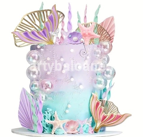SET 30 TOPPERE 3D PENTRU TORT – SIRENA