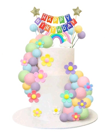 Set 39 Toppere 3D pentru Tort