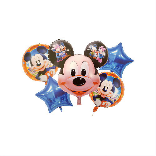 SET 5 BALOANE FOLIE - CAP MICKEY