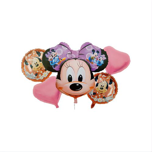 SET 5 BALOANE FOLIE - CAP MINNIE MOUSE