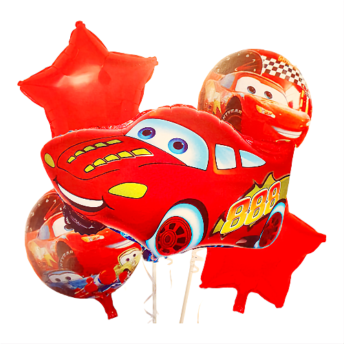 SET 5 BALOANE FOLIE CARS