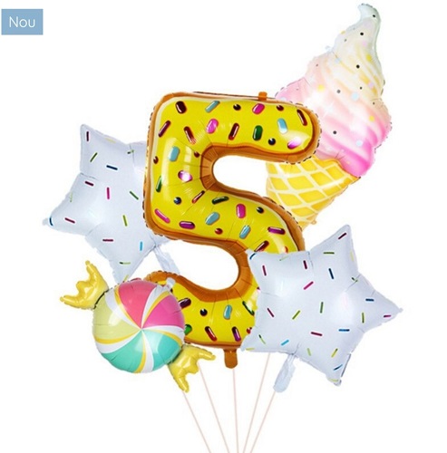 SET 5 BALOANE FOLIE