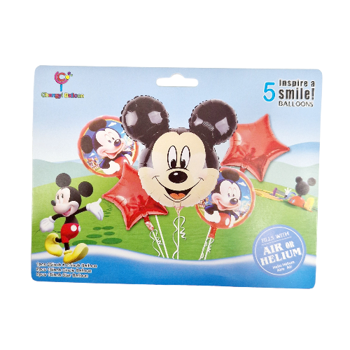 SET 5 BALOANE FOLIE MICKEY MOUSE