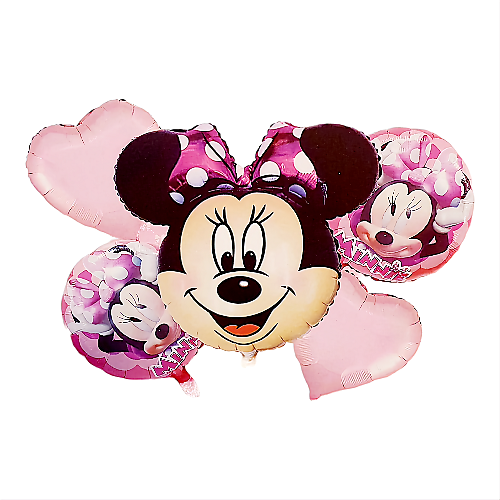 SET 5 BALOANE FOLIE MINNIE MOUSE