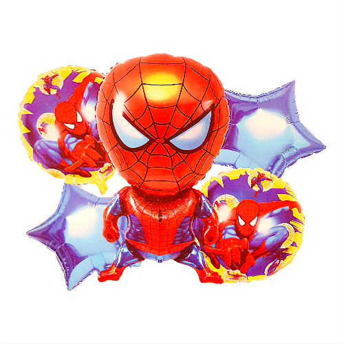 SET 5 BALOANE FOLIE SPIDERMAN