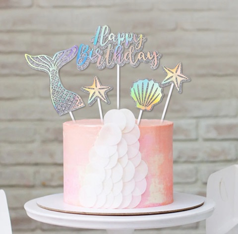 Set 5 Toppere Tort Happy Birthday